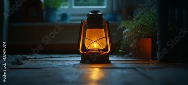 Fototapeta Dim Lantern, Persistent Depressive Disorder Dysthymia