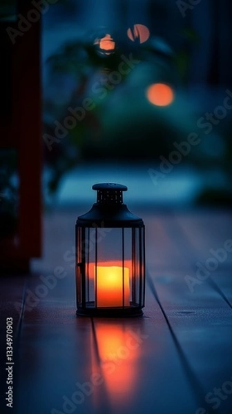 Fototapeta Dim Lantern, Persistent Depressive Disorder Dysthymia