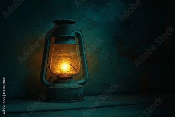 Fototapeta Dim Lantern, Persistent Depressive Disorder Dysthymia