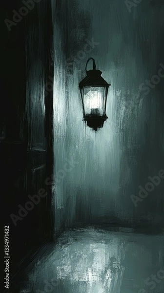 Fototapeta Dim Lantern, Persistent Depressive Disorder Dysthymia