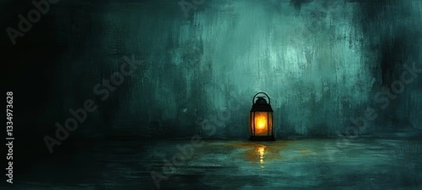 Fototapeta Dim Lantern, Persistent Depressive Disorder Dysthymia