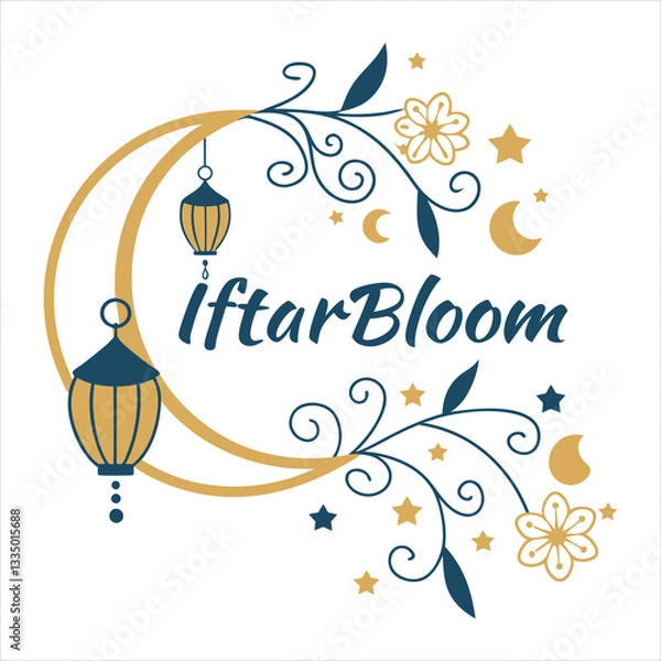 Fototapeta IftarBloom Moonlit Gathering