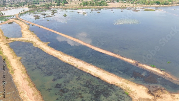 Obraz Road to the beach, Prakhon Chai is a district (amphoe) in the southern part of Buriram province.