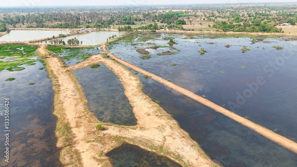 Obraz Road to the beach, Prakhon Chai is a district (amphoe) in the southern part of Buriram province.
