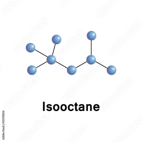 Fototapeta  isooctane octane rating scale