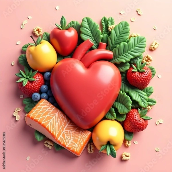 Fototapeta Fresh and Healthy Groceries: A Bag Full of Nutritious Fruits and Vegetables"







