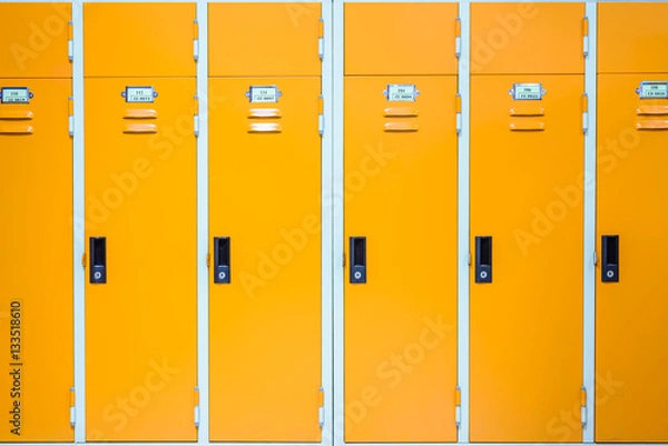 Fototapeta Close up of locker.