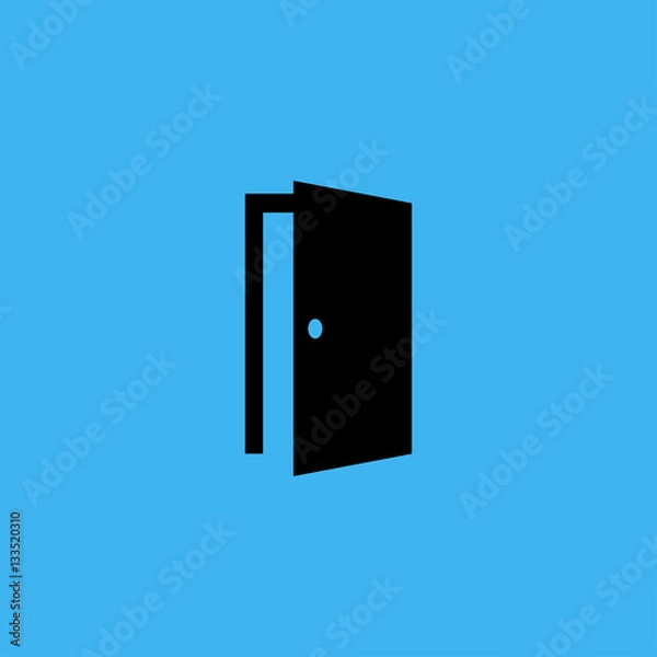 Obraz Door Icon. flat design