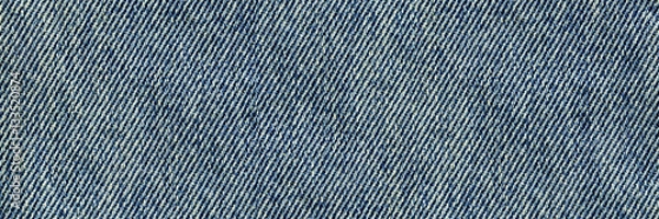 Fototapeta empty blue jeans texture for pattern and background