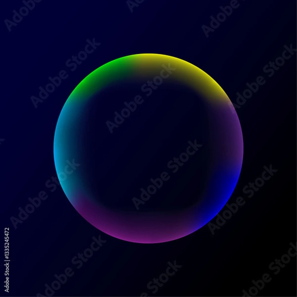 Obraz Background Soap bubble.ai