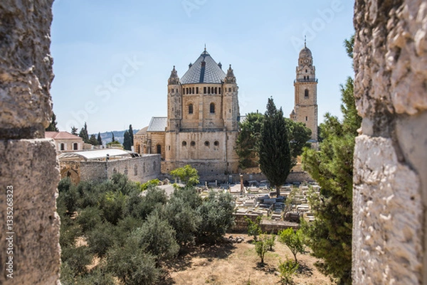 Obraz Basilica of the Assumption of the Blessed Virgin Mary in Jerusalem, Israel