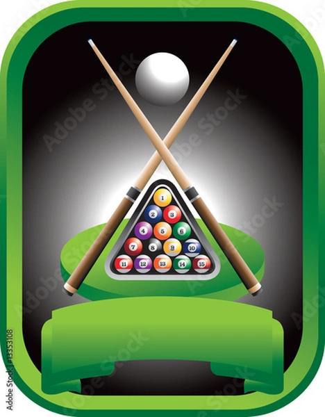 Obraz Pool tournament