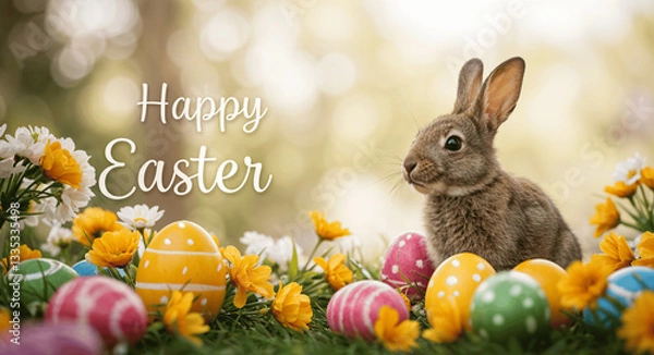 Obraz Easter 2025, Happy Easter Celebration April 2025