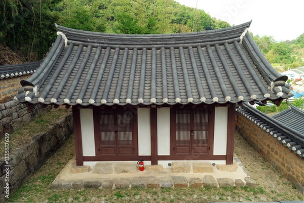 Fototapeta GeumO SeoWon Confucian Academy, South Korea