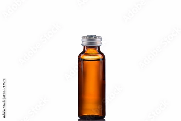 Obraz 白い背景に一本の栄養ドリンク