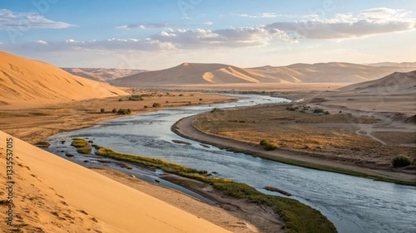 Fototapeta river in the mountains