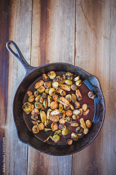 Obraz Roasted Brussels Sprouts