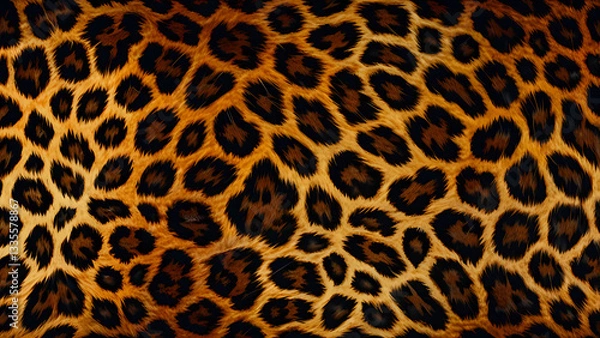Fototapeta Elegant Leopard Print Seamless Artwork