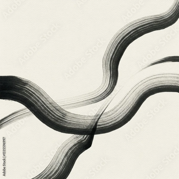 Fototapeta Japandi & Scandinavian Minimalist Backgrounds – Organic Textures & Neutral Abstract Designs for Interiors, Branding & Web Design