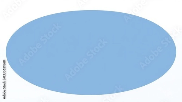 Fototapeta Blank Oval Medical Document for Design Purposes