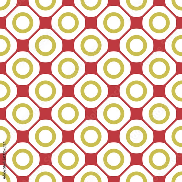 Fototapeta geometric abstract seamless pattern