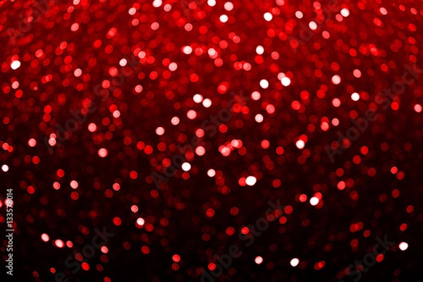 Fototapeta Gradient red-black bokeh abstract background
