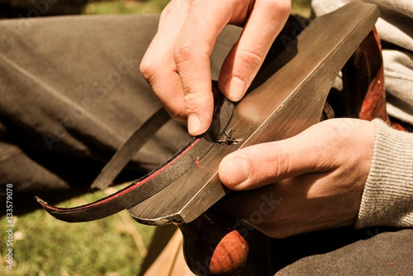 Fototapeta Handworking Wood