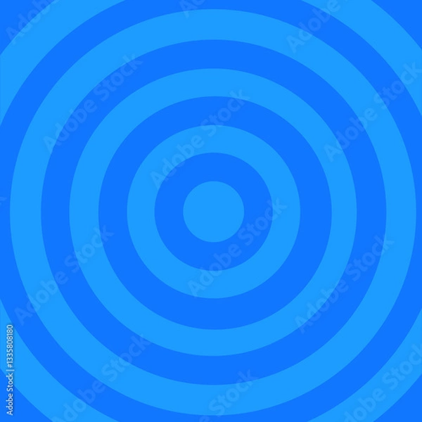 Obraz Blue Circle Radial Background Pop Art Design Vector