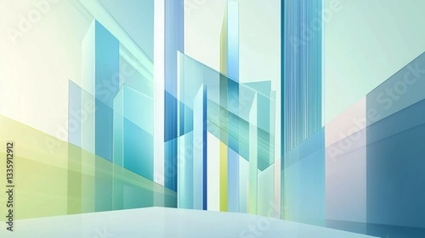 Fototapeta 抽象的なデザインアートの背景画像