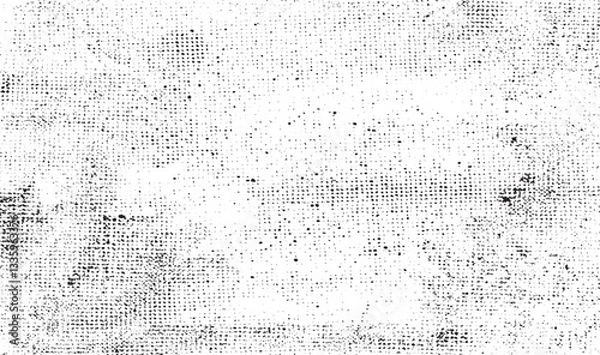 Fototapeta Distressed overlay texture. Grunge background. Abstract textured effect. Vector Illustration. Black isolated on white. EPS10
