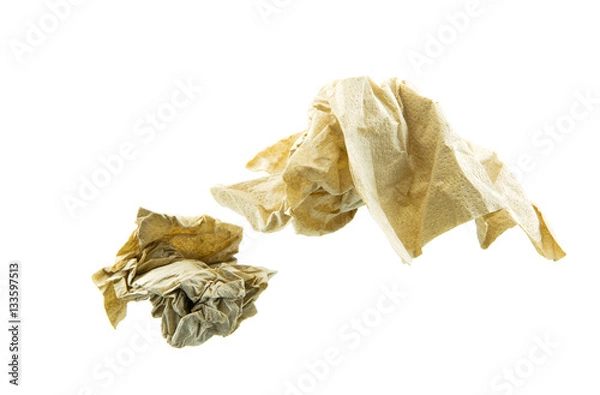 Obraz Used tissue paper