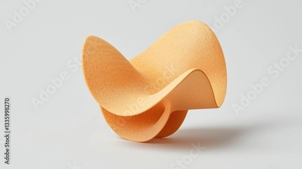 Obraz Abstract Orange Sculpture