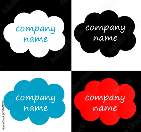 Obraz Logo vector shapes collection