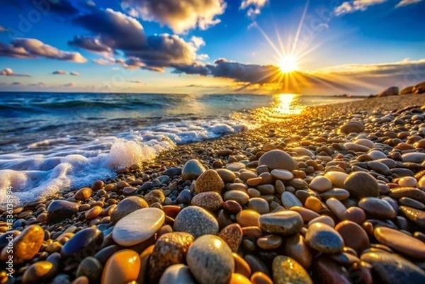 Fototapeta Pebble Beach Sunset