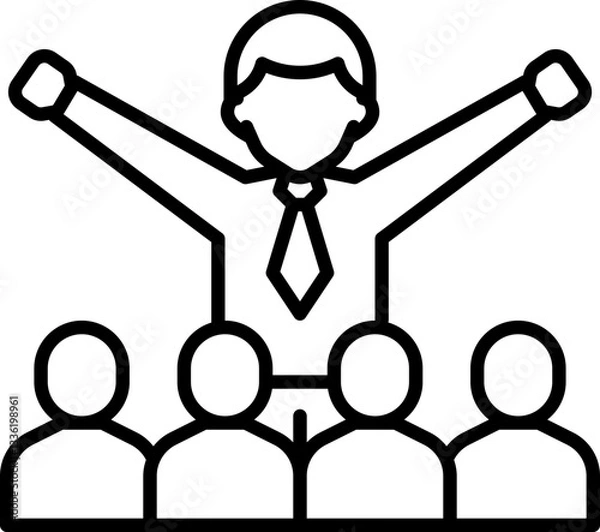 Fototapeta Mentoring icon