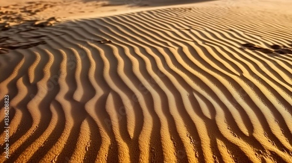 Fototapeta Abstract sand pattern in Sand Dune Desert