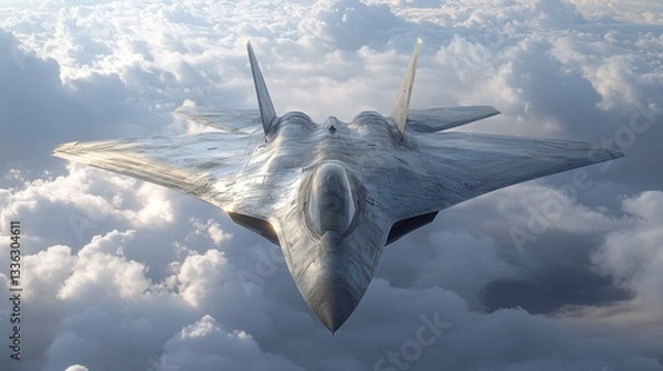 Fototapeta modern stealth fighter 6th generation