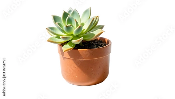 Fototapeta Beautiful Succulent Plant isolated on transparent background.
