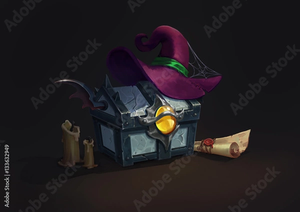 Obraz chest witch