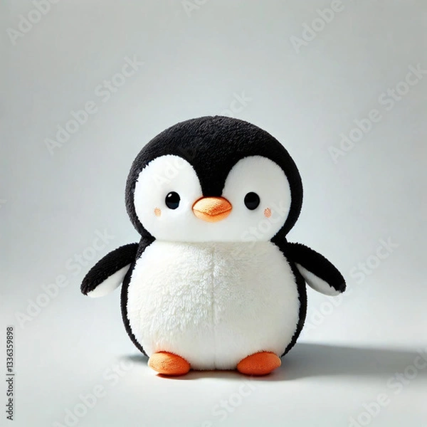 Obraz ペンギンのぬいぐるみ[generativeAI]