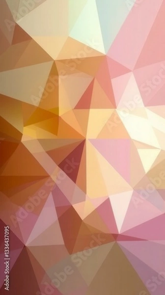 Fototapeta Abstract Geometric Shapes Background Design - Triangular Pattern Art