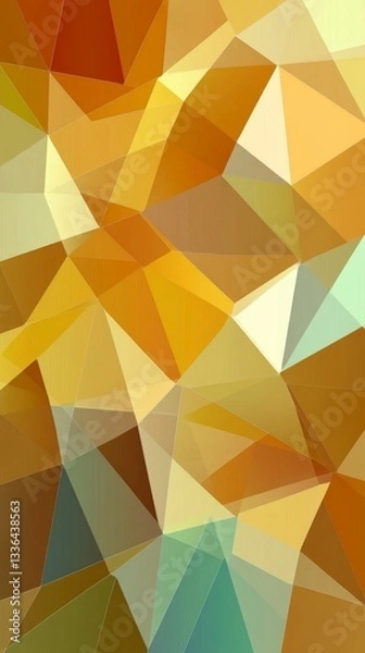 Fototapeta Stunning Geometric Abstract Art with Polygons and Triangles
