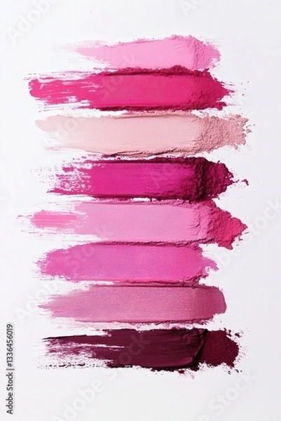 Obraz eye shadow strokes texture. Selective focus.