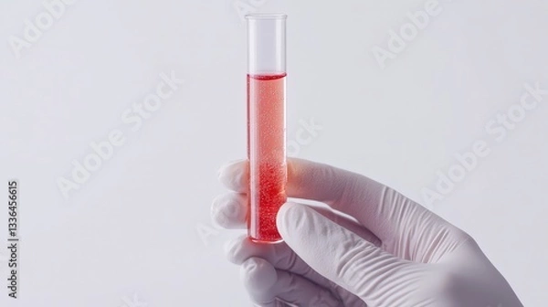 Obraz blood test in laboratory. Selective focus.