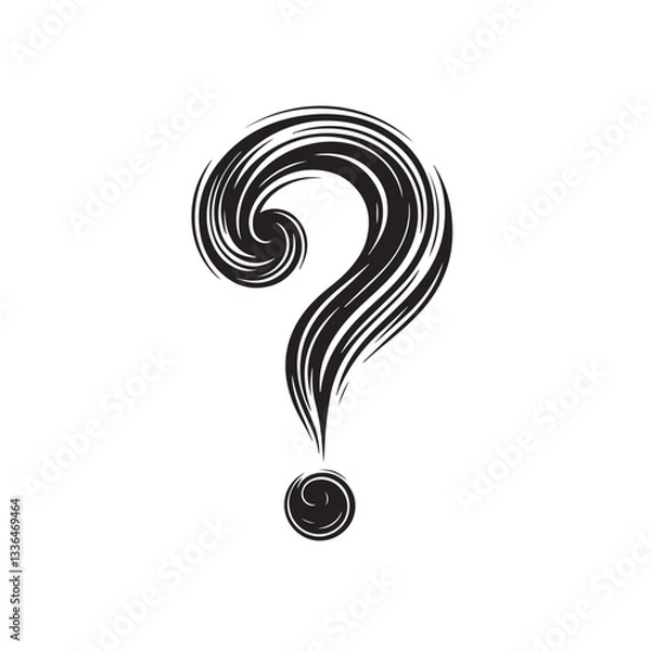 Obraz question mark symbol