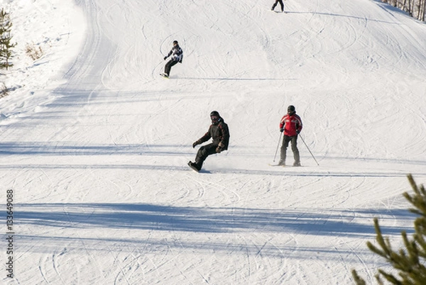 Obraz Descent from the mountain