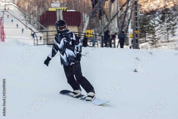 Obraz Descent from the mountain