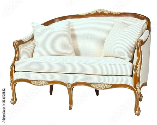 Obraz classic elegant luxury sofa isolated onject