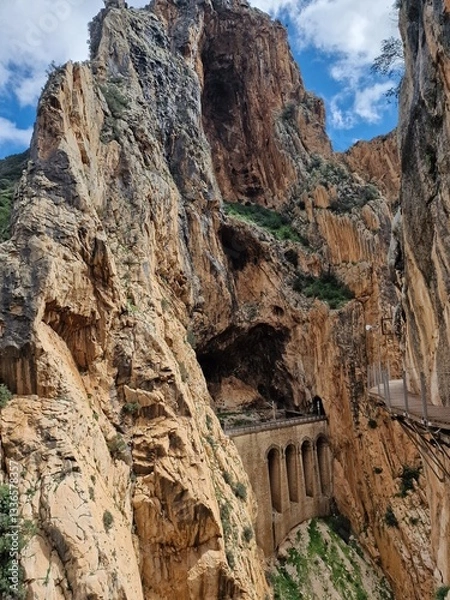 Obraz Towering Cliffs of Caminito del Rey