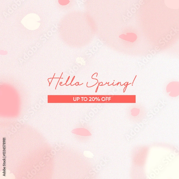 Obraz Spring Sale Promotion up to 20% off